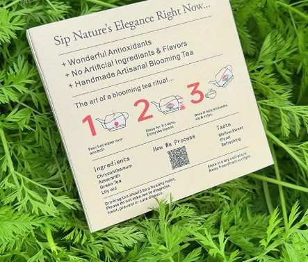 Blooming Green Tea - Variety of 9 Different Flowering Balls