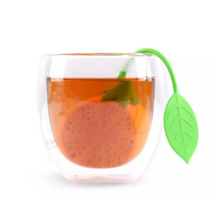 Lemon or Orange Loose-Leaf Silicone Tea Infuser