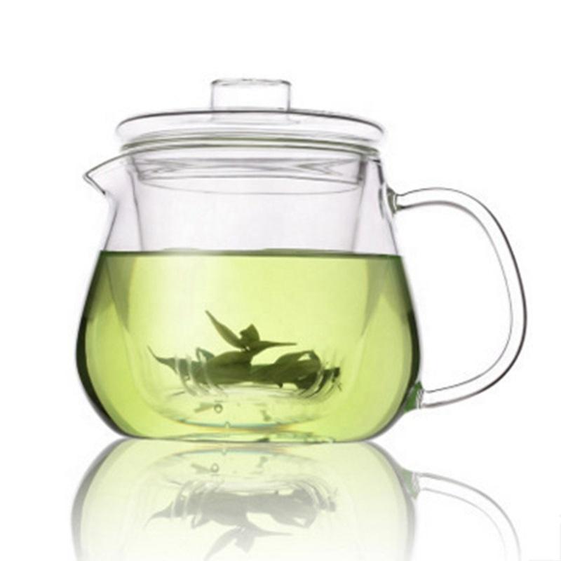 In stock mid June//Glass Teapot With Infuser and Lid (16oz.) Teaware The Grateful Tea Co.