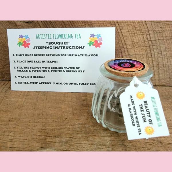 Blooming Flower Tea Balls - Longing Heart Green Tea (3 Tea Balls) Tea & Infusions The Grateful Tea Co.