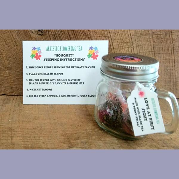 Blooming Flower Tea Balls - Longing Heart Green Tea (3 Tea Balls) Tea & Infusions The Grateful Tea Co.