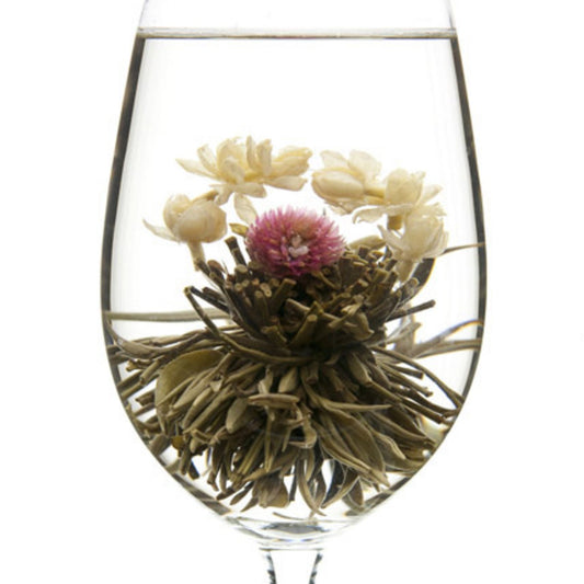 Blooming Flower Tea Balls - Longing Heart Green Tea (3 Tea Balls) Tea & Infusions The Grateful Tea Co. 