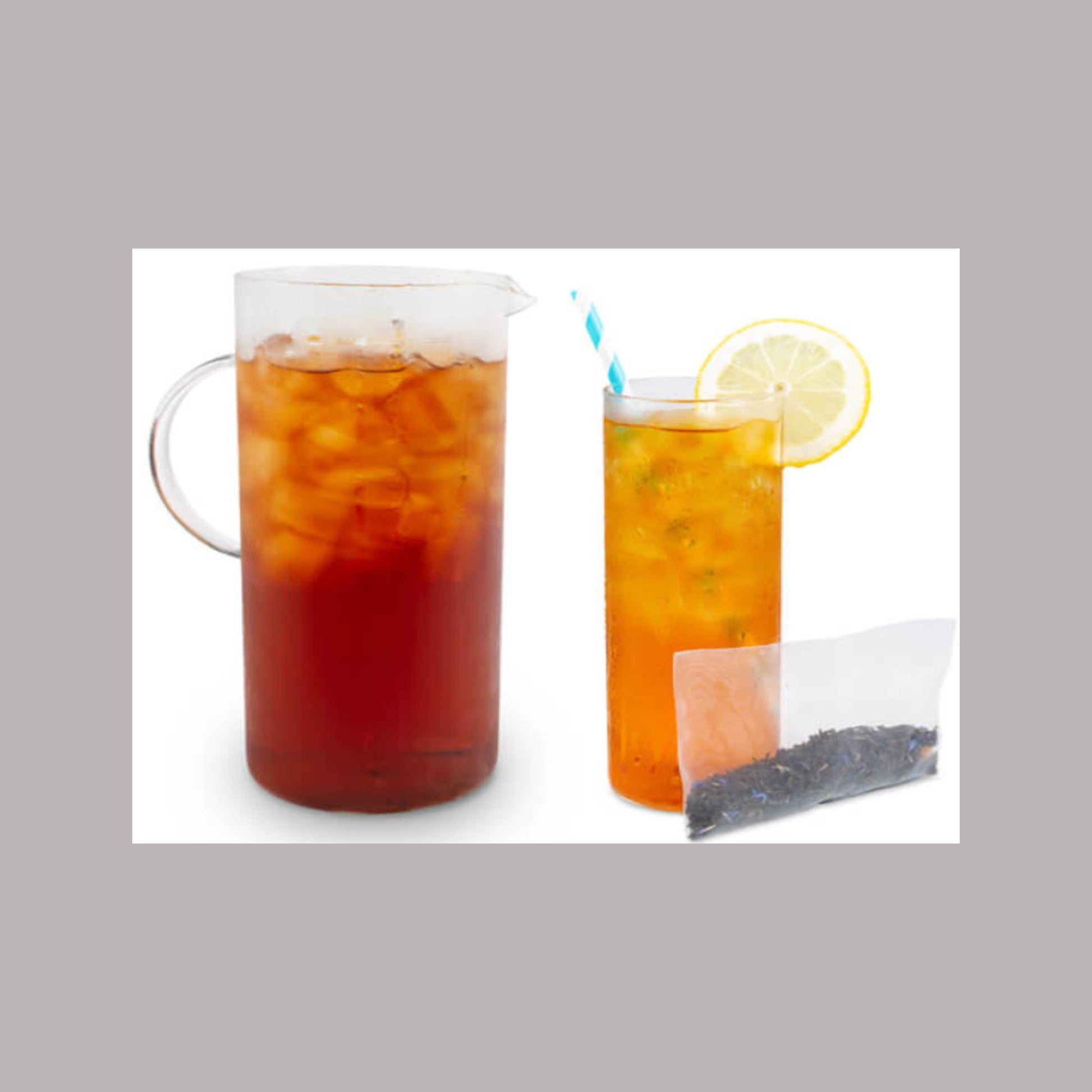 Earl Grey Cold Brew Iced Tea Bags, available in quantities of 1, 6 or 12 quart size pouches Iced Tea The Grateful Tea Co.