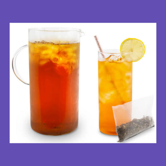 White Blueberry Cold Brew Iced Tea Bags, available in quantities of 1, 6 or 12 quart size pouches Iced Tea The Grateful Tea Co.