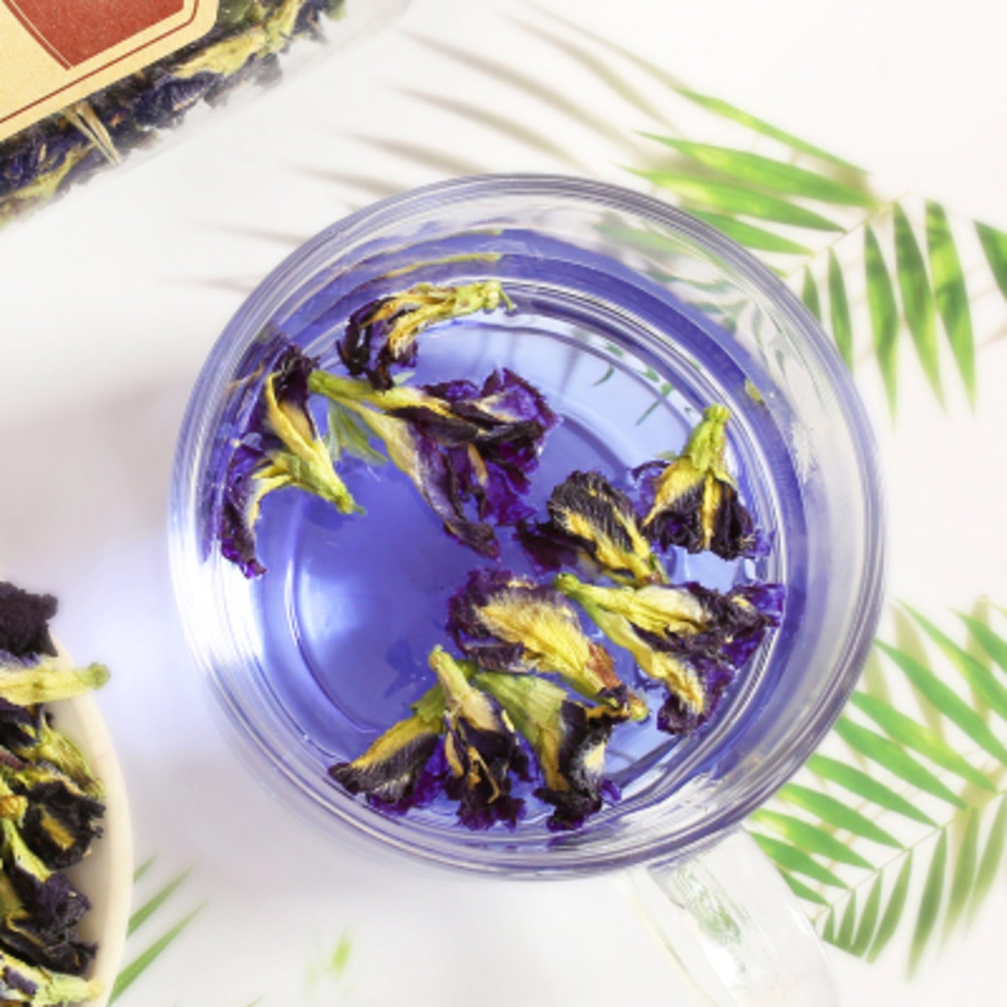 Blue Butterfly Pea Inclusions Flowers & Petals, 1/2 oz. or 1 oz. matcha The Grateful Tea Co.