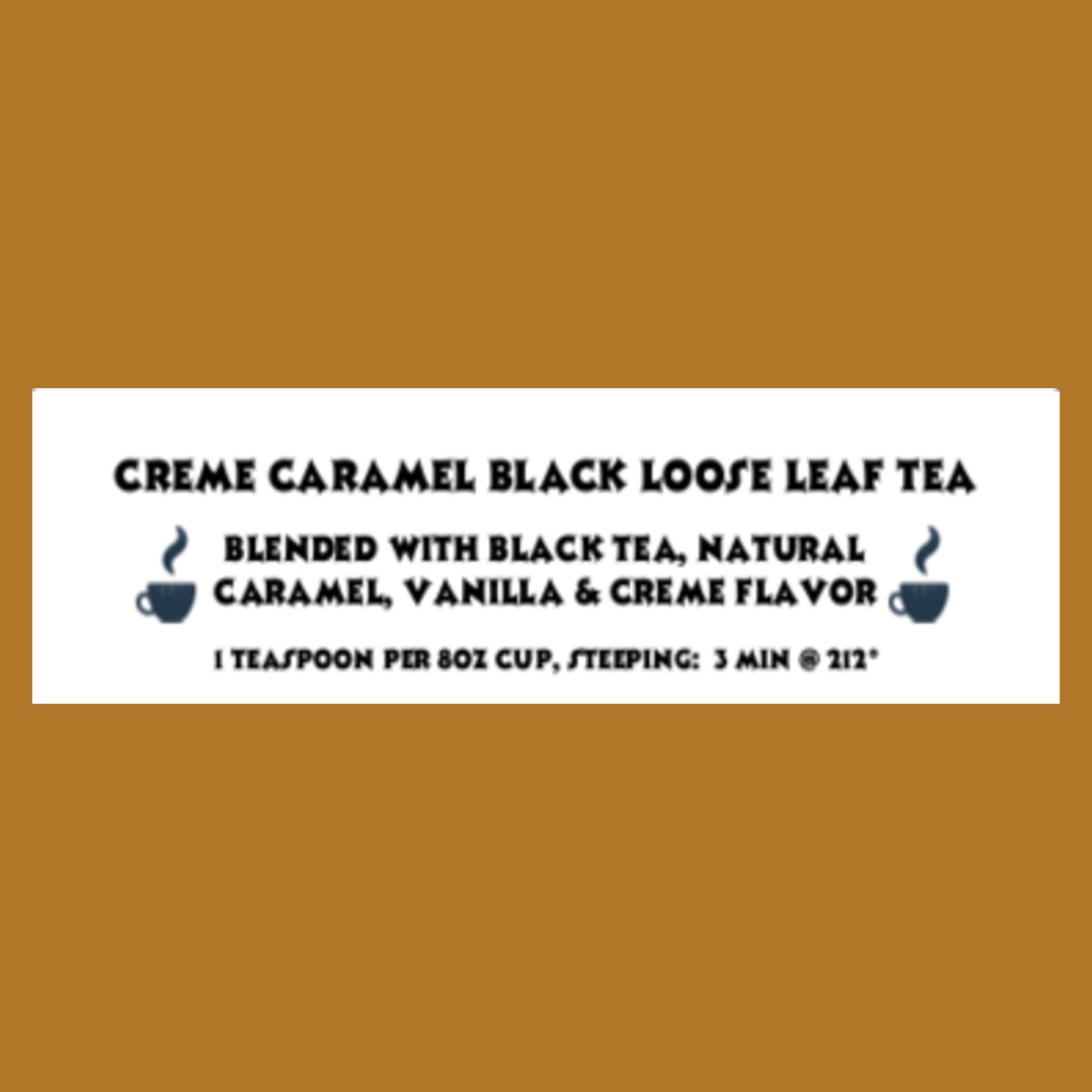 Gourmet Creme Caramel Black Loose Leaf Tea (1 oz or 2 oz) Loose-leaf tea The Grateful Tea Co.