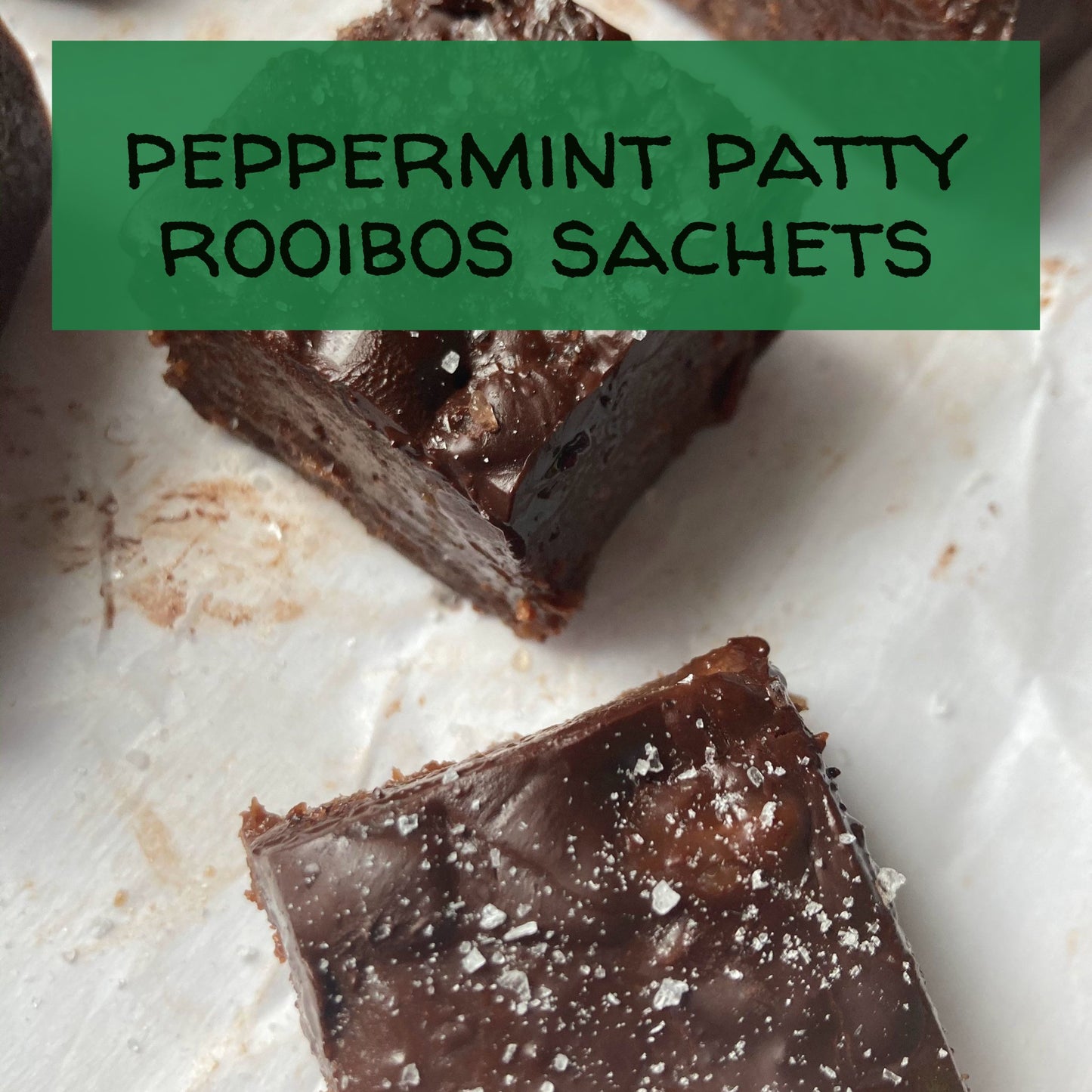 Gourmet Peppermint Patty Rooibos Red Tea, 15 Sachets Teabags The Grateful Tea Co.
