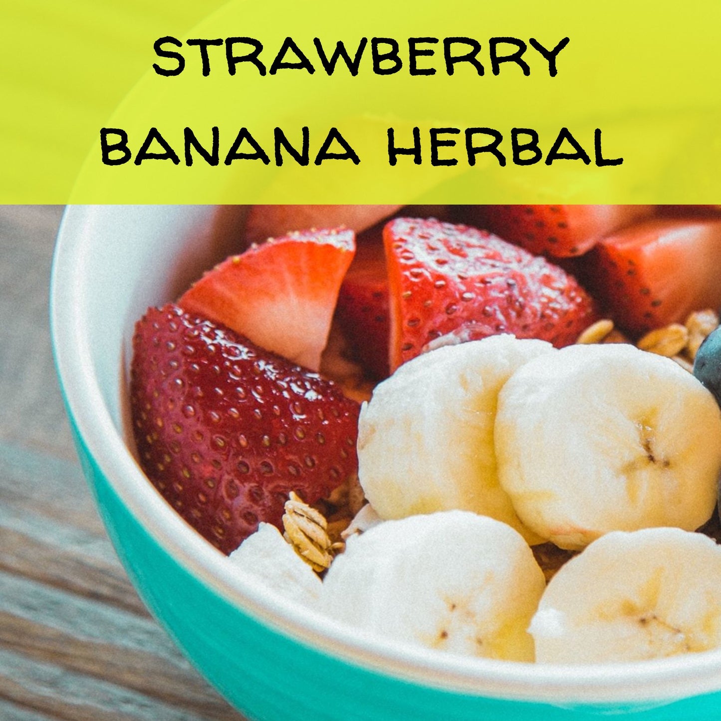 Strawberry Banana Herbal Tea, 15 Sachets Teabags The Grateful Tea Co.