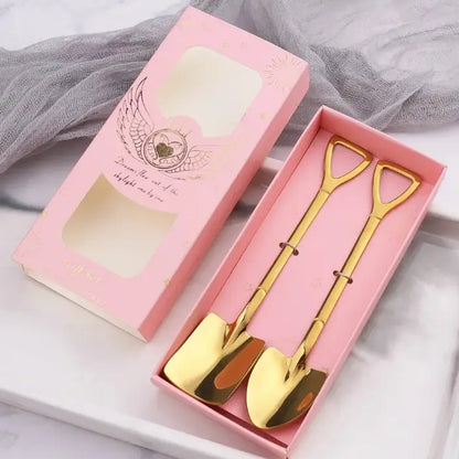 New! Stainless Steel Tea Shovels