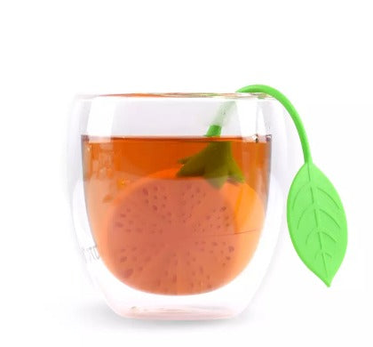 Lemon or Orange  Loose-Leaf Silicone Tea Infuser
