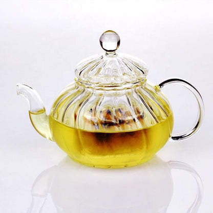 In stock mid June//Glass Teapot With Infuser and Lid (20oz.) Teaware The Grateful Tea Co. 