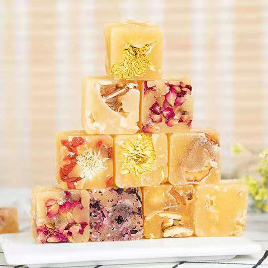 Gourmet Honey Sugar Cubes with flowers and fruit - Back ordered until the week of Dec. 10