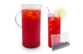 Hibiscus Berry Herbal Iced Tea Bags l The Grateful Tea Co. . 