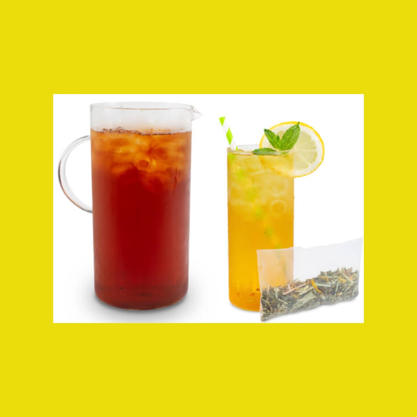 Citrus Mint Green Cold Brew Iced Tea Iced Tea The Grateful Tea Co. 