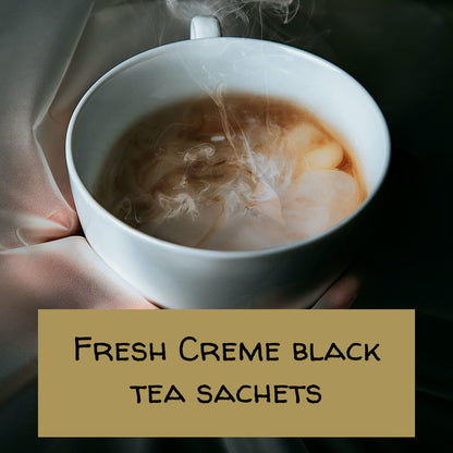 Gourmet Fresh Creme Black Tea, 15 Sachets Teabags The Grateful Tea Co. 