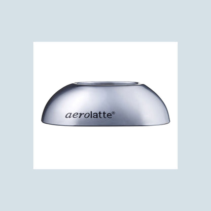 Aerolatte Satin Finish Milk Frother with Counter Stand The Grateful Tea Co. 