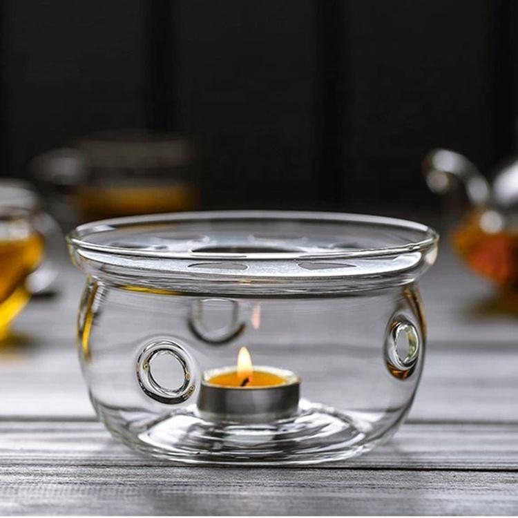 Glass Teapot Warmer (warmer only) Teaware The Grateful Tea Co. 